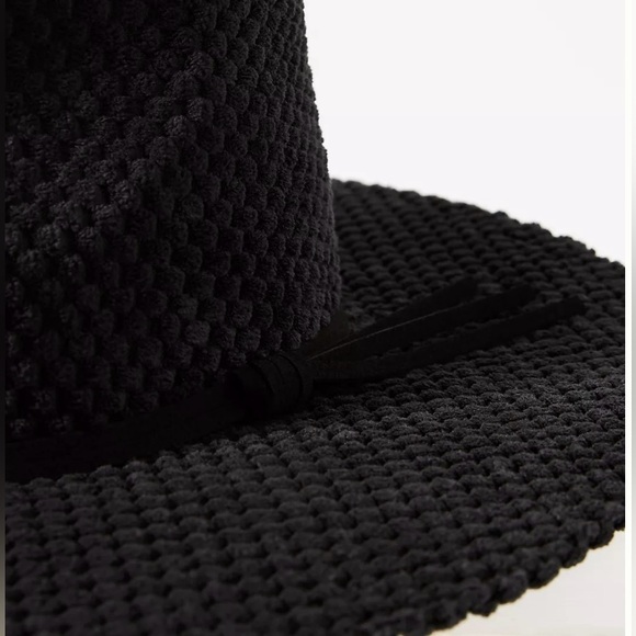 Anthropologie Black Terry Rancher Hat main image 7